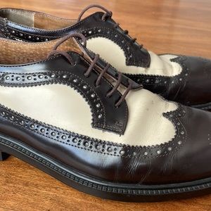 Womens 9 vintage Italian leather oxfords